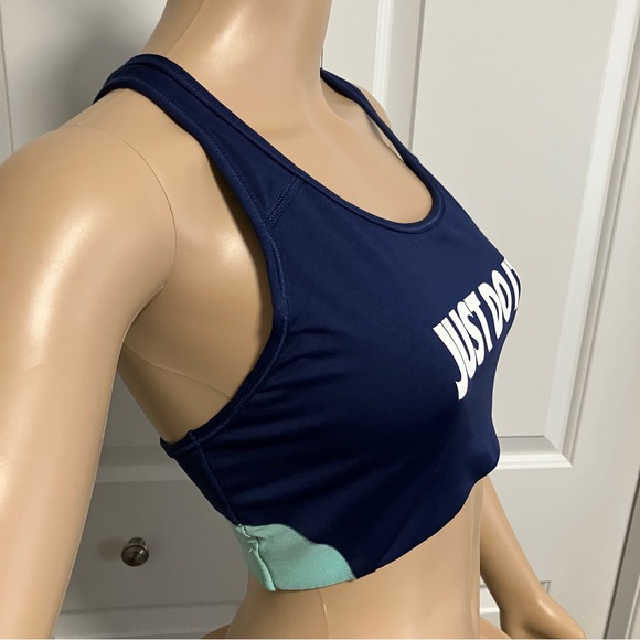 Nike | Just do it Dri-Fit blue sport bra - Picture 4 of 10